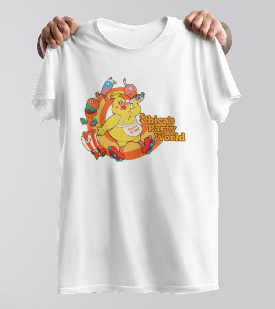 Hex Store Hex X Fnaf Chica's Party World Secret Of The Mimic 2 Party Time T-Shirt