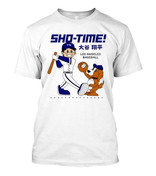SHO TIME Shohei Ohtani Los Angeles Baseball Anime T-Shirt