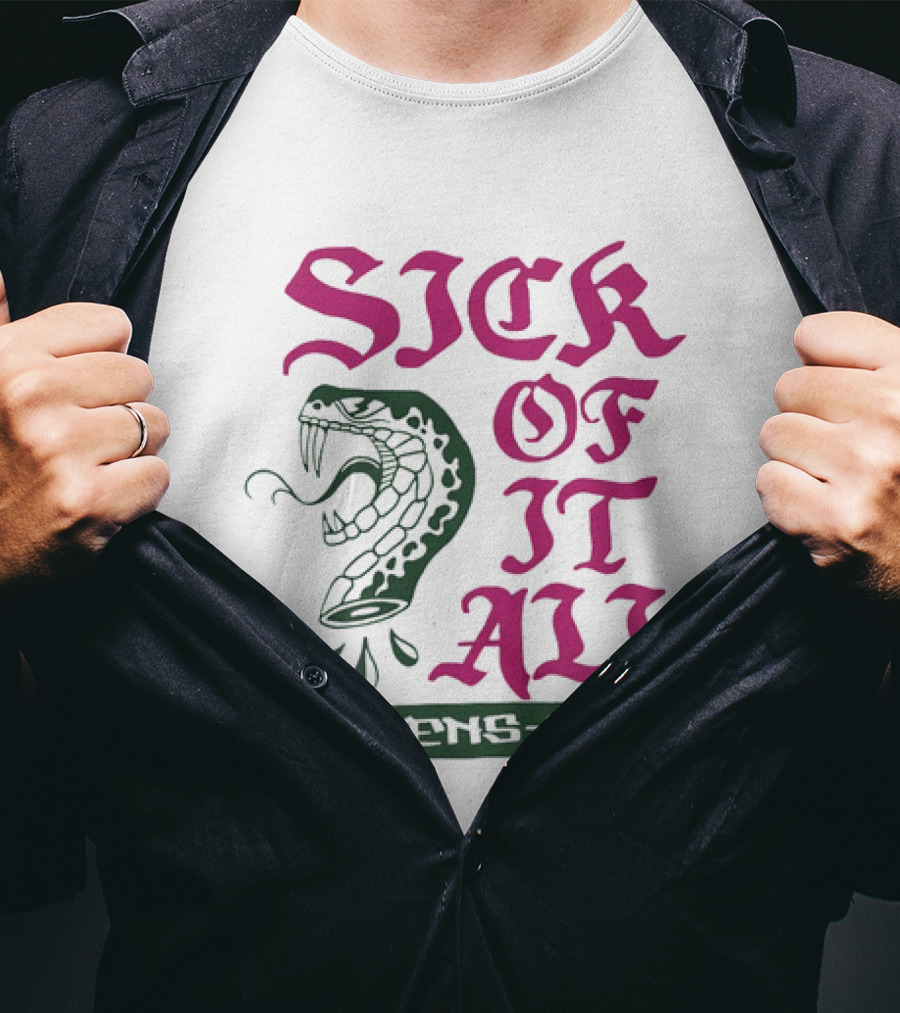 Sick Of It All Snake Queens NYC Hardcore Punk T-Shirt