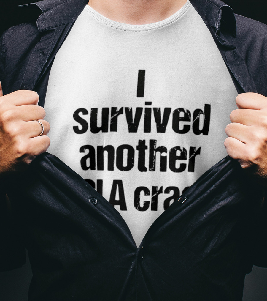 I Survived Another TSLA Crash Tesla Stock Market Memes T-Shirt
