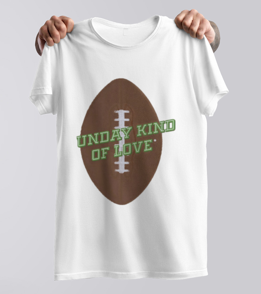 Sunday Kind Of Love Football Halftone Sports T-Shirt