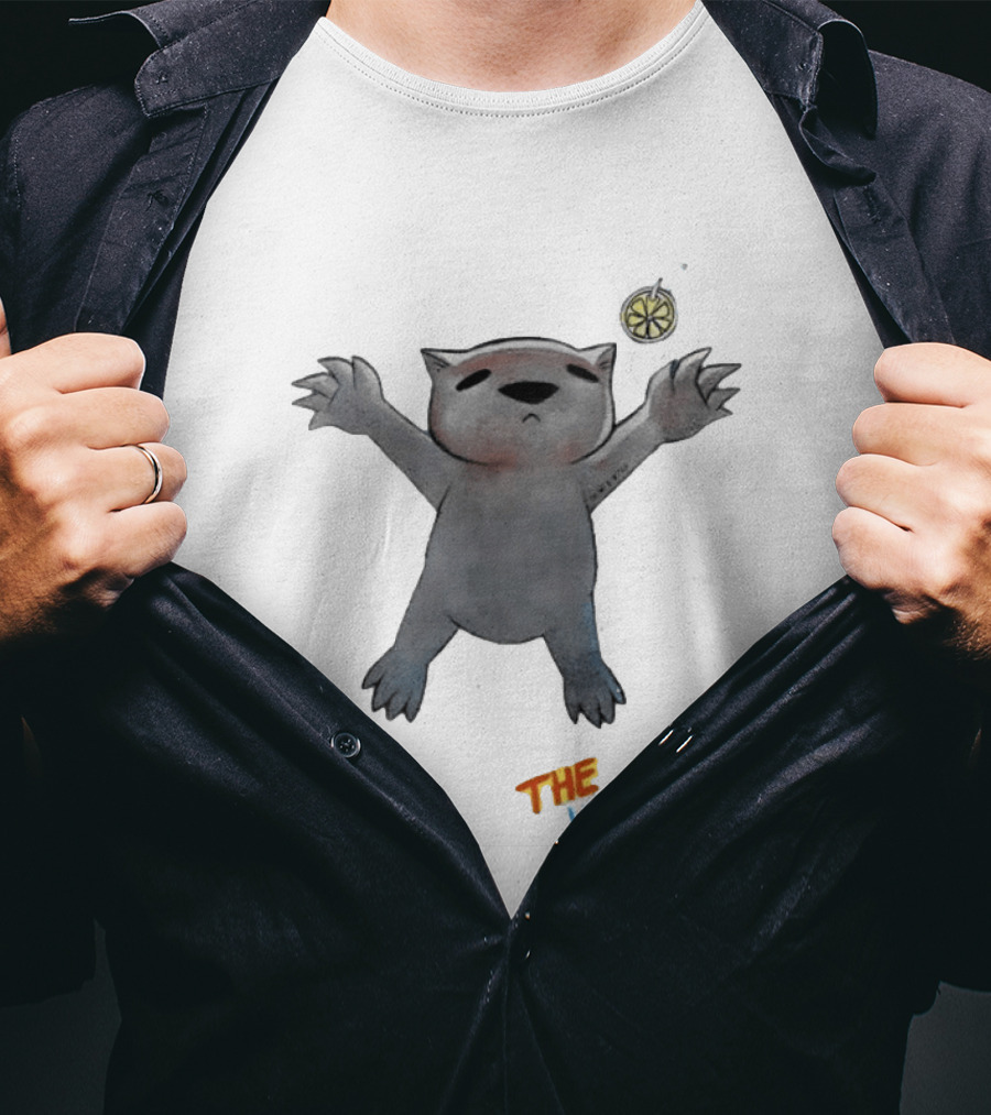 The Wombats Band Reaching For Lemon On Fish Hook T-Shirt