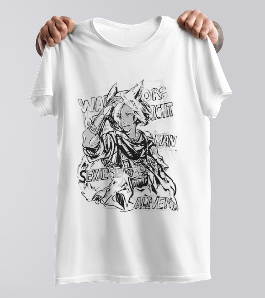 Warriors Of Light Man Sexiest Alive Final Fantasy XIV Gaming T-Shirt