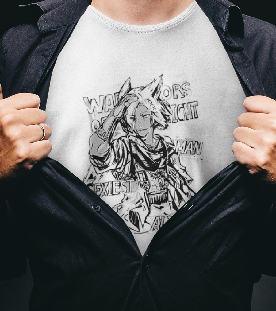 Warriors Of Light Man Sexiest Alive Final Fantasy XIV Gaming T-Shirt