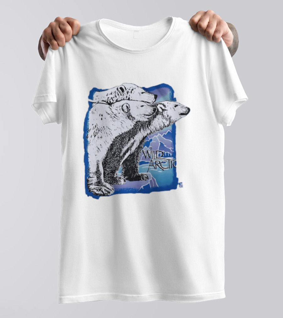 Polar Bear Trio Wild Arctic Sea World Wildlife T-Shirt