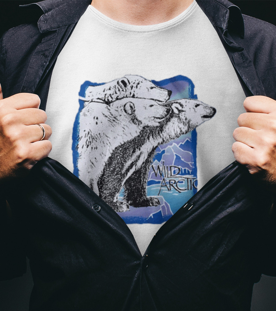 Polar Bear Trio Wild Arctic Sea World Wildlife T-Shirt