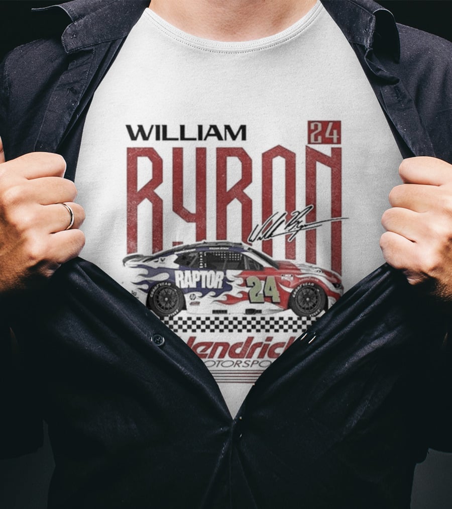 William Byron 24 Hendrick Motorsports NASCAR 2026 T-Shirt