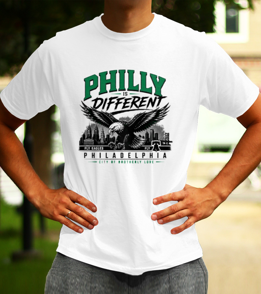 Philly Is Different Philadelphia Eagles City Of Brotherly Love T-Shirt