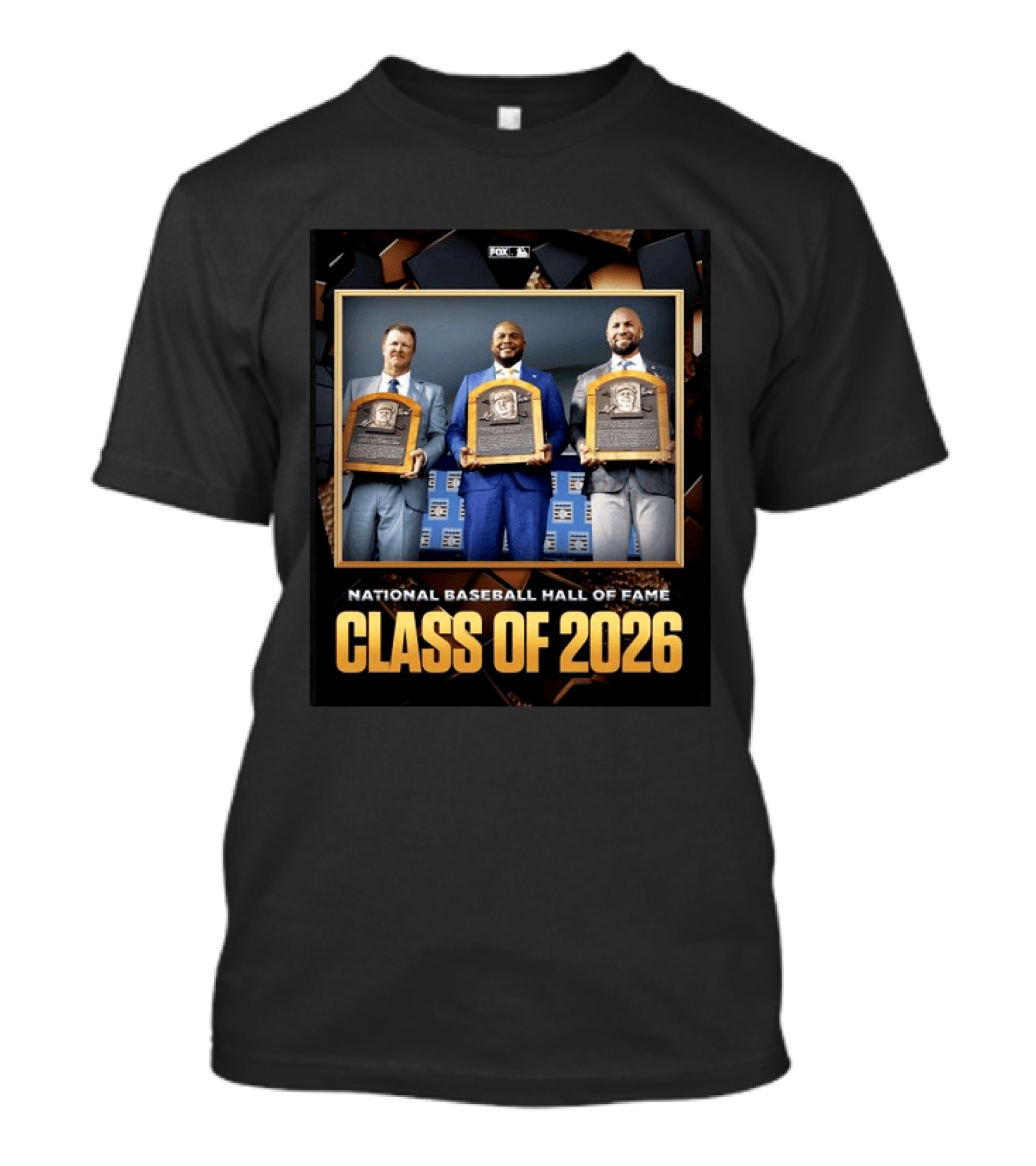 National Baseball Hall Of Fame Class Of 2026 MLB Legends Induction Celebration T-Shirt