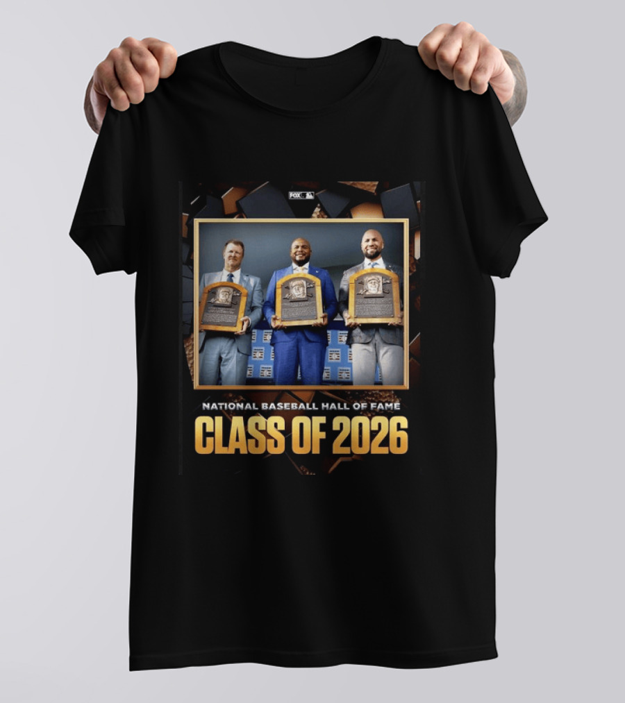National Baseball Hall Of Fame Class Of 2026 MLB Legends Induction Celebration T-Shirt