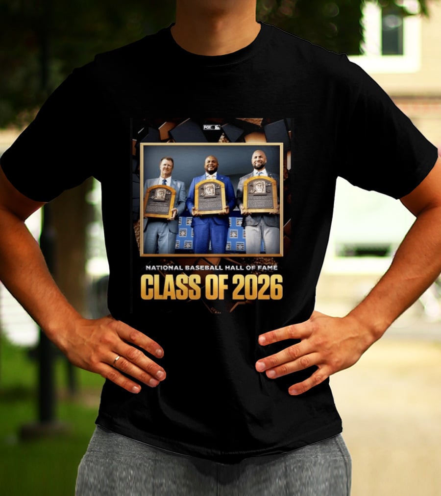 National Baseball Hall Of Fame Class Of 2026 MLB Legends Induction Celebration T-Shirt