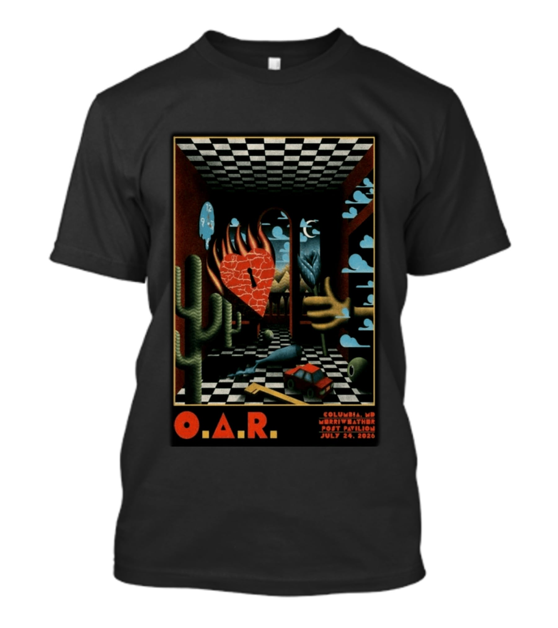 O.A.R Merriweather Post Pavilion Columbia MD July 24 2026 T-Shirt