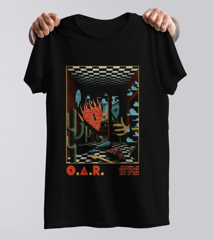 O.A.R Merriweather Post Pavilion Columbia MD July 24 2026 T-Shirt