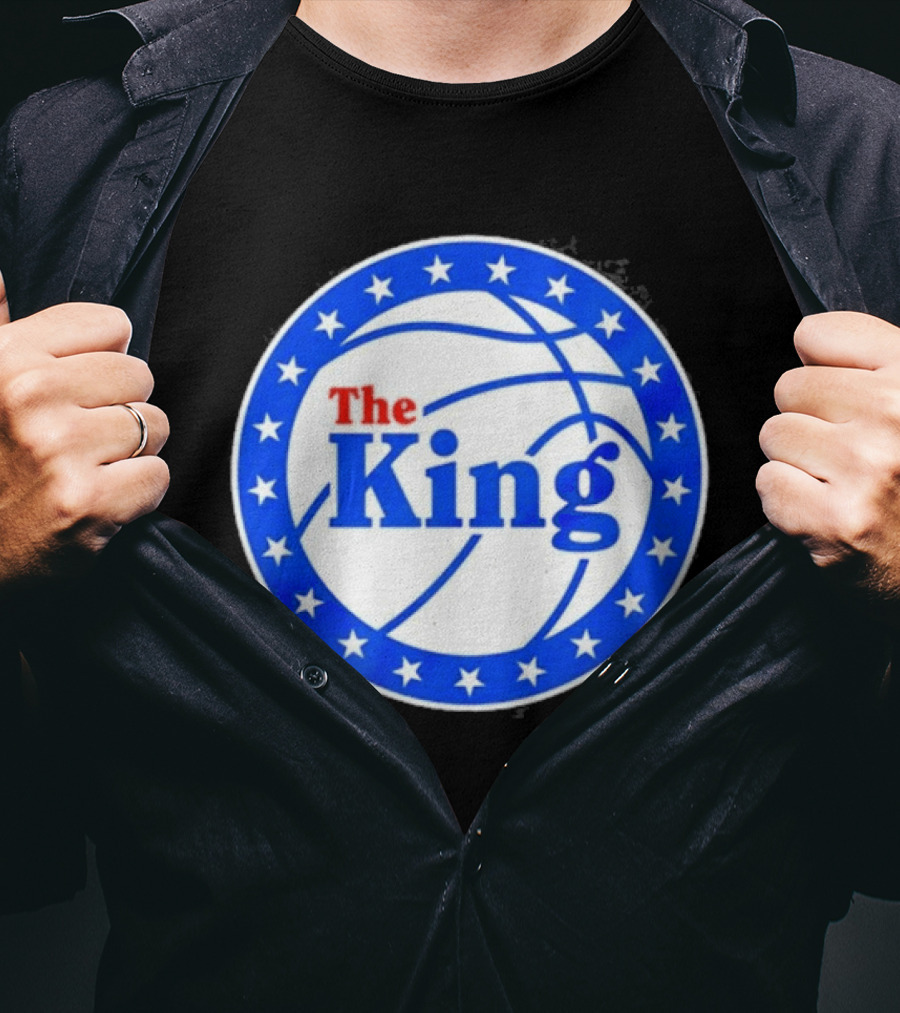 Philadelphia 76ers The King NBA Basketball Stars T-Shirt