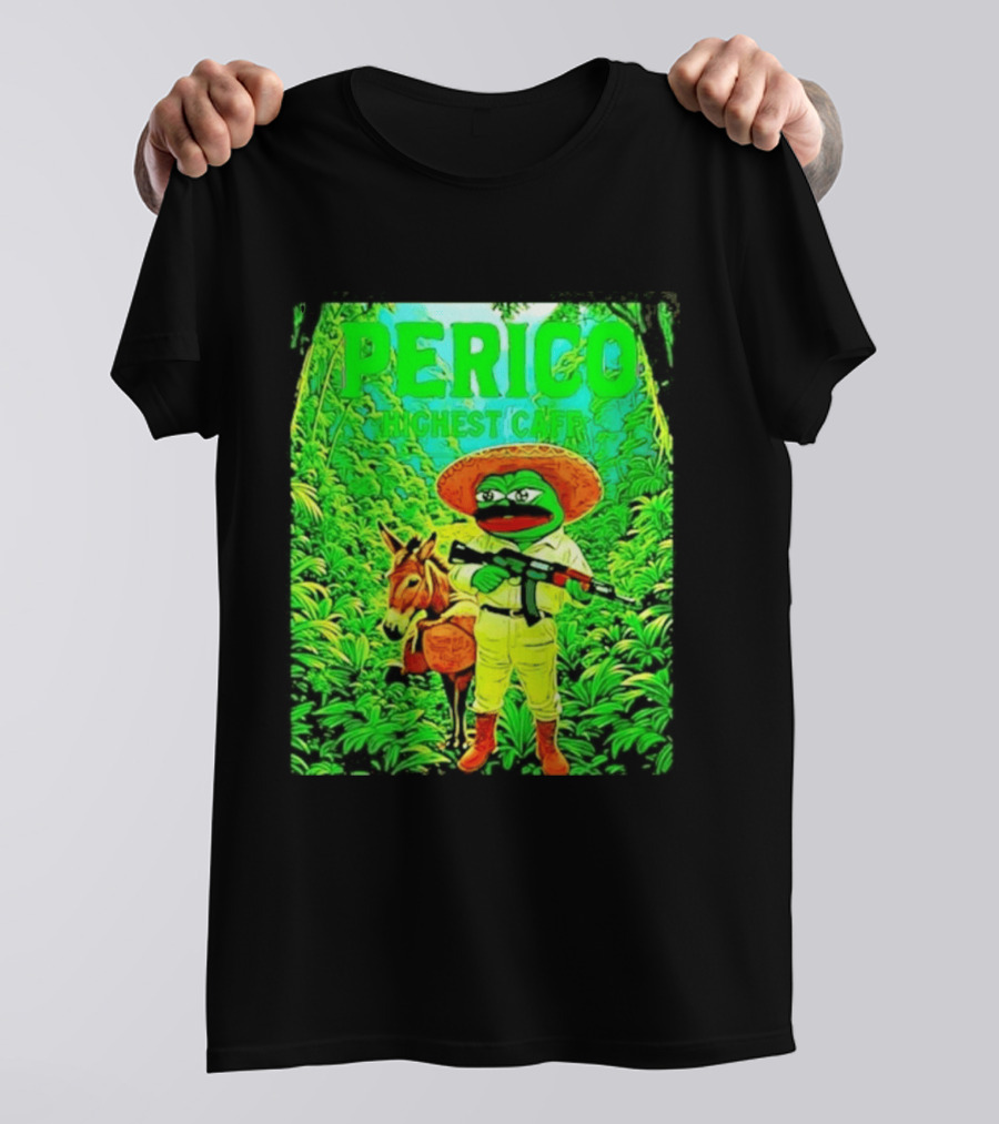 Perico Highest Caff Jungle Donkey Explorer T-Shirt