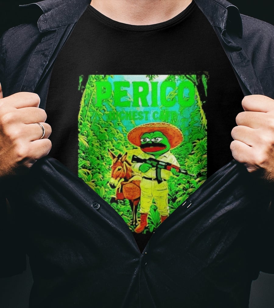 Perico Highest Caff Jungle Donkey Explorer T-Shirt