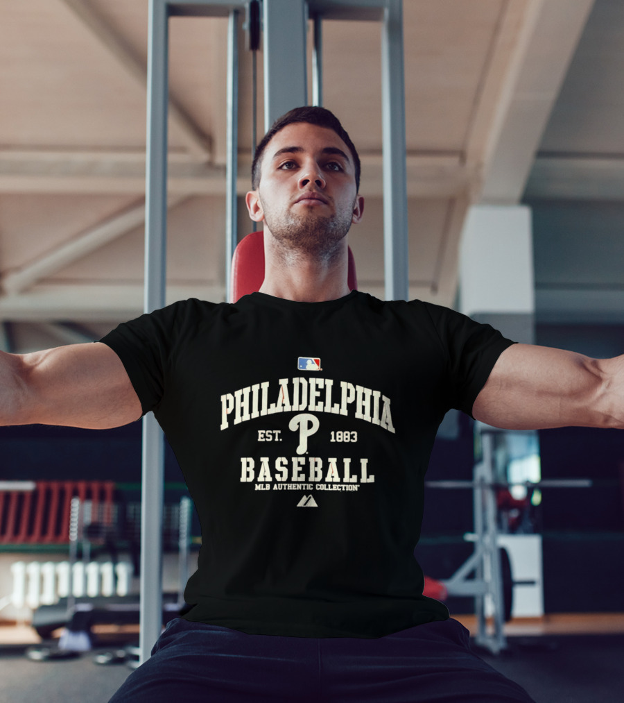 Philadelphia Baseball Est 1883 MLB Authentic Collection P T-Shirt