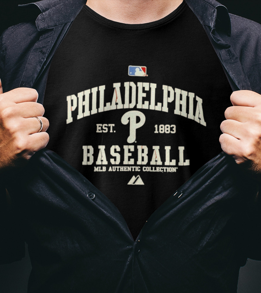Philadelphia Baseball Est 1883 MLB Authentic Collection P T-Shirt