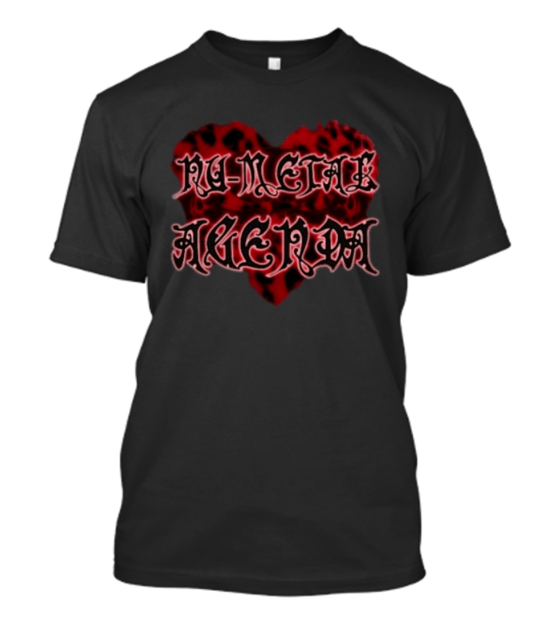Nu Metal Agenda Heart Kittenma T-Shirt