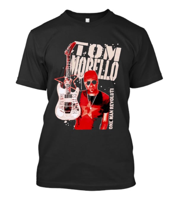 Tom Morello Arm The Homeless Guitar One Man Revolution Red Star T-Shirt