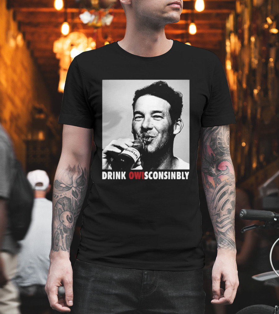 Tony Romo Drink OWIsconsinbly High Life T-Shirt