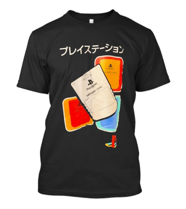 PlayStation Memory Card PS1 Sony Classic Retro Gaming Accessories T-Shirt