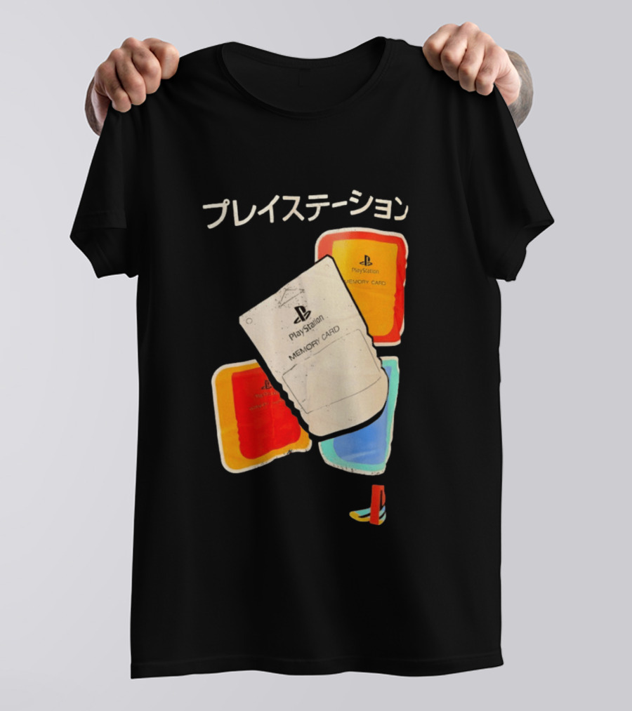 PlayStation Memory Card PS1 Sony Classic Retro Gaming Accessories T-Shirt