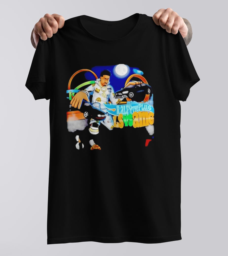 Ralfy The Plug LS Vs AMG Hot Wheels Racing Adventure With Street Style And Iconic Moonlit Scene T-Shirt
