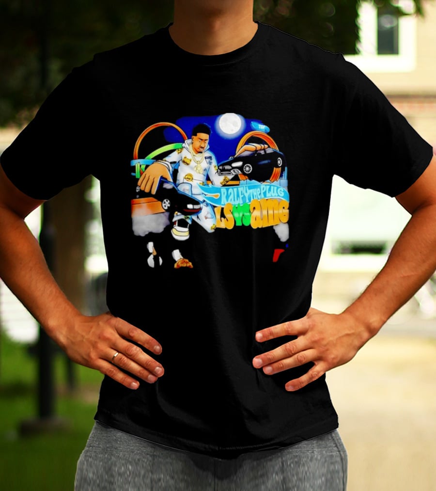 Ralfy The Plug LS Vs AMG Hot Wheels Racing Adventure With Street Style And Iconic Moonlit Scene T-Shirt