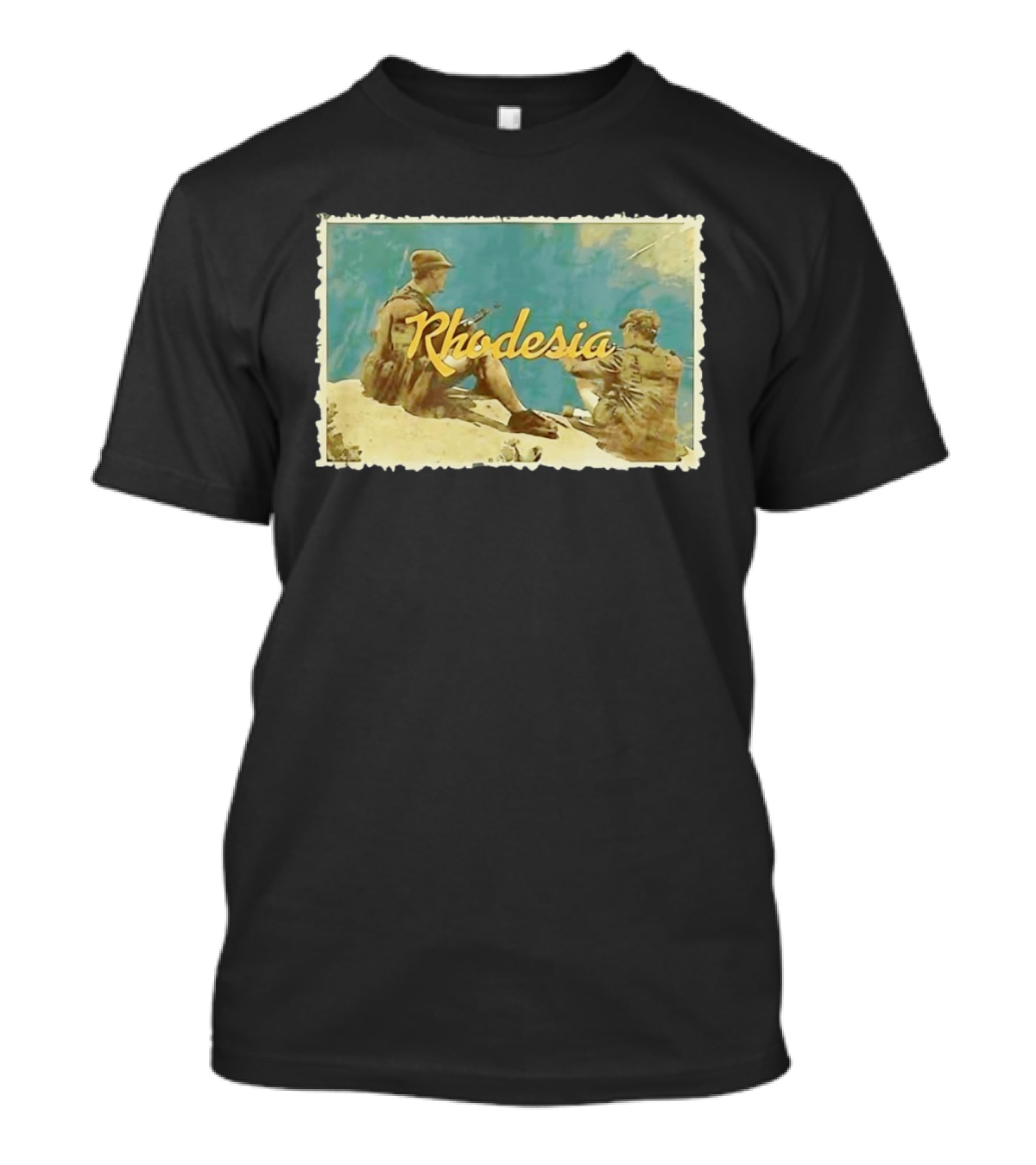 Rhodesia Soldiers Bush War Vintage Nostalgia T-Shirt