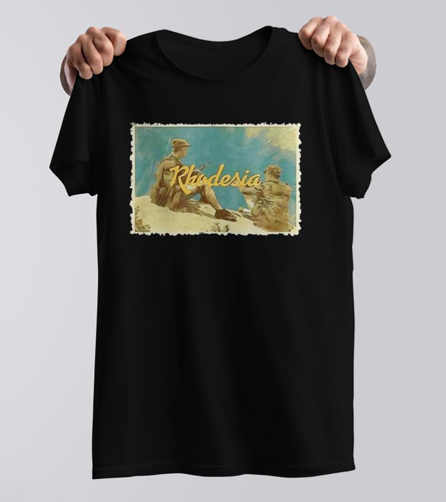 Rhodesia Soldiers Bush War Vintage Nostalgia T-Shirt