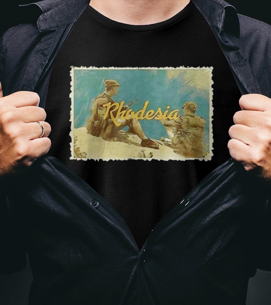 Rhodesia Soldiers Bush War Vintage Nostalgia T-Shirt