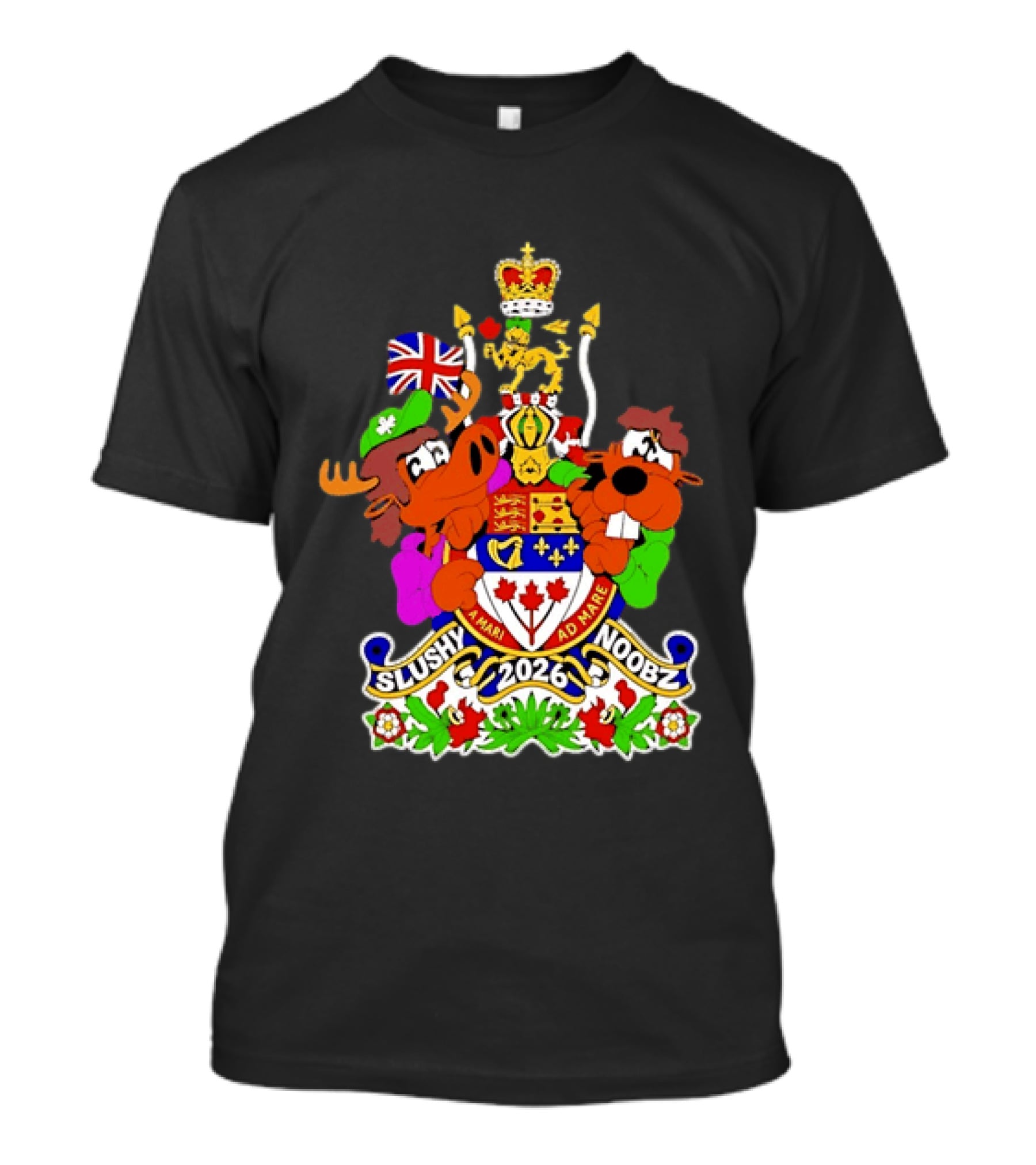 Slushy Noobz 2026 Coat Of Arms A Mari Ad Mare Martin Hamzah T-Shirt