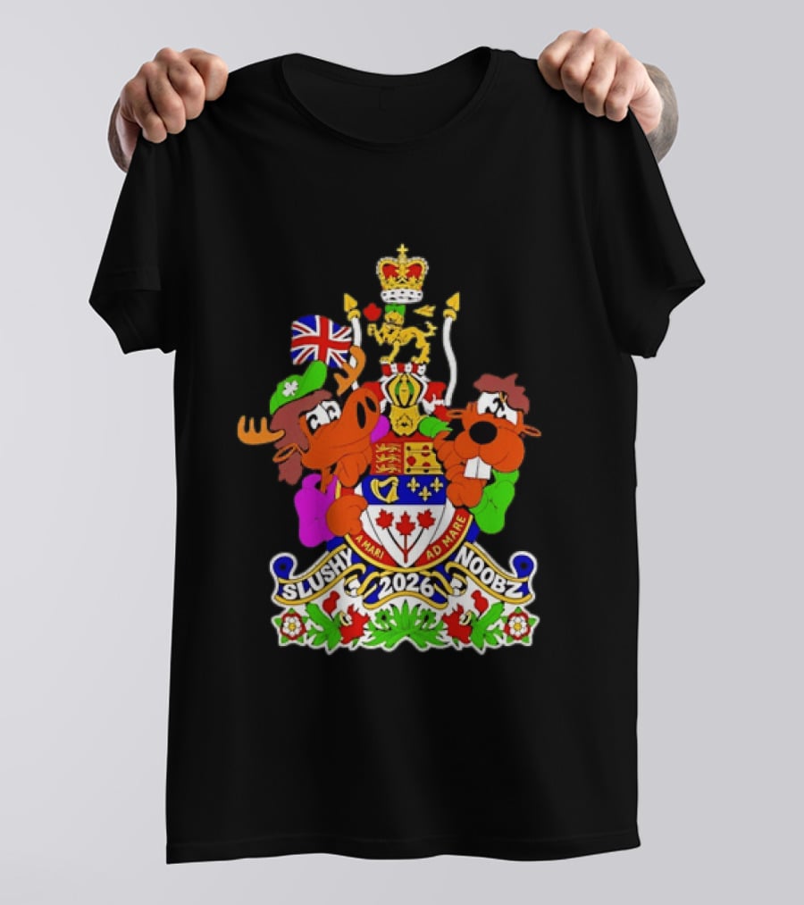 Slushy Noobz 2026 Coat Of Arms A Mari Ad Mare Martin Hamzah T-Shirt