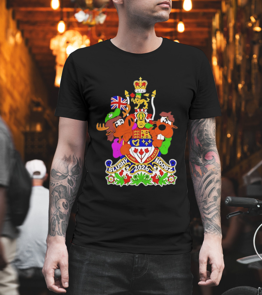 Slushy Noobz 2026 Coat Of Arms A Mari Ad Mare Martin Hamzah T-Shirt