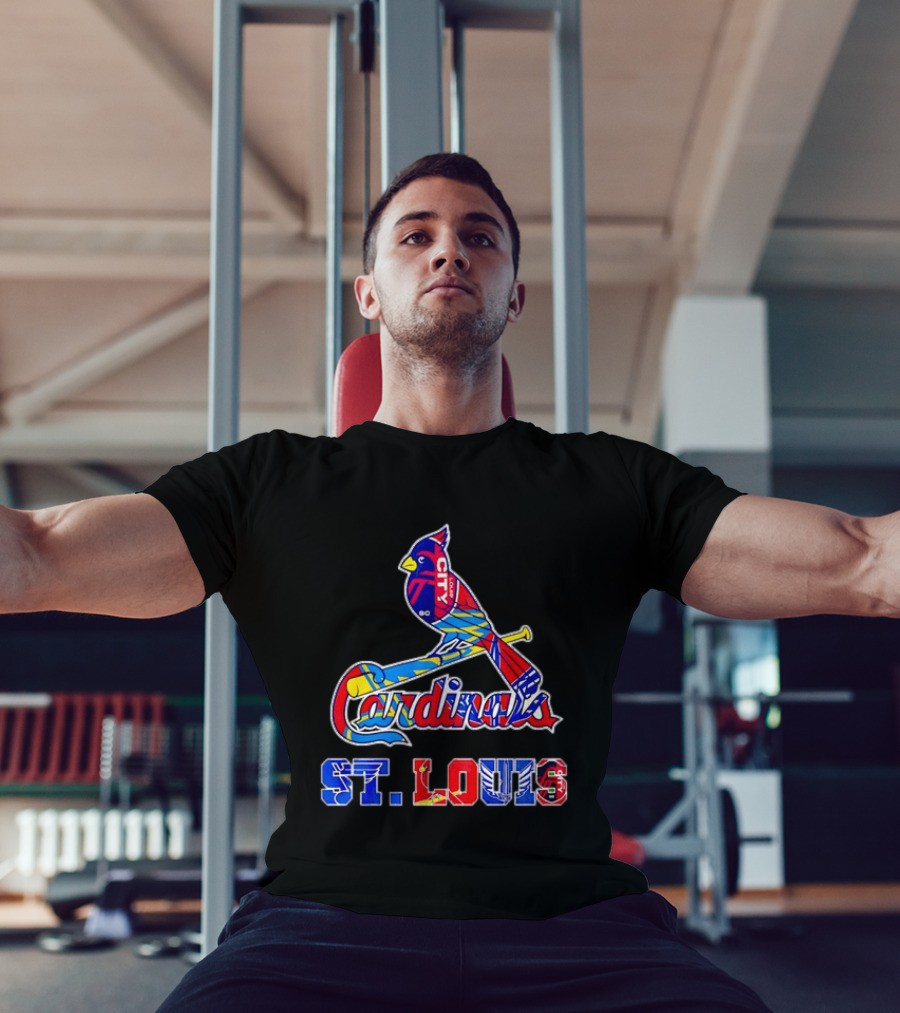 St Louis Cardinals City SC Soccer Baseball T-Shirt