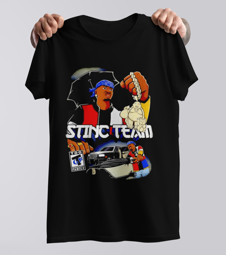 Stinc Team Too Greedy Family Urban Streetwear T-Shirt