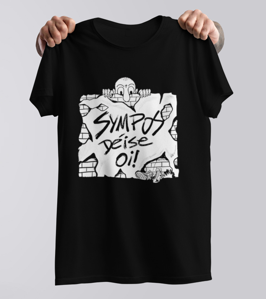 Sympos Deise Oi Skinhead Brick Wall Punk T-Shirt