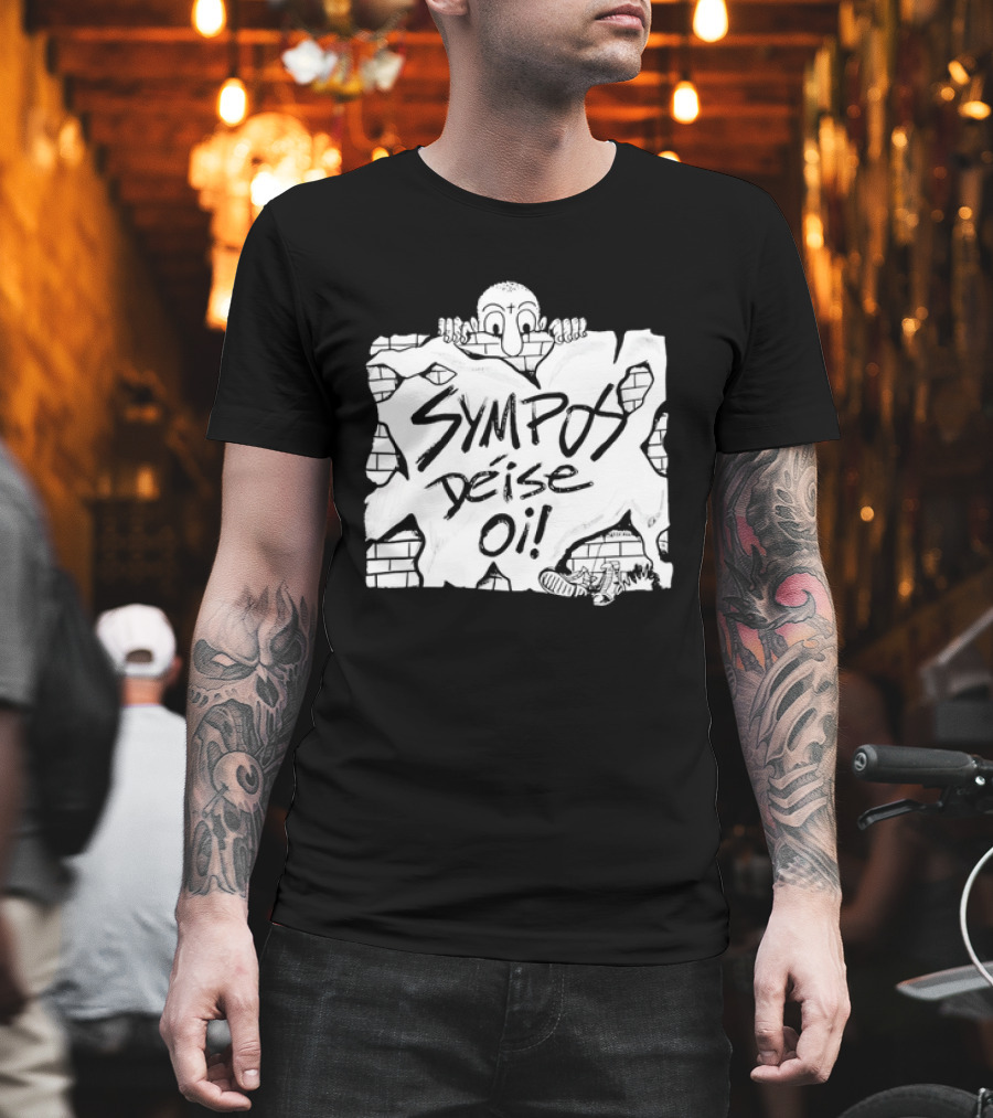 Sympos Deise Oi Skinhead Brick Wall Punk T-Shirt