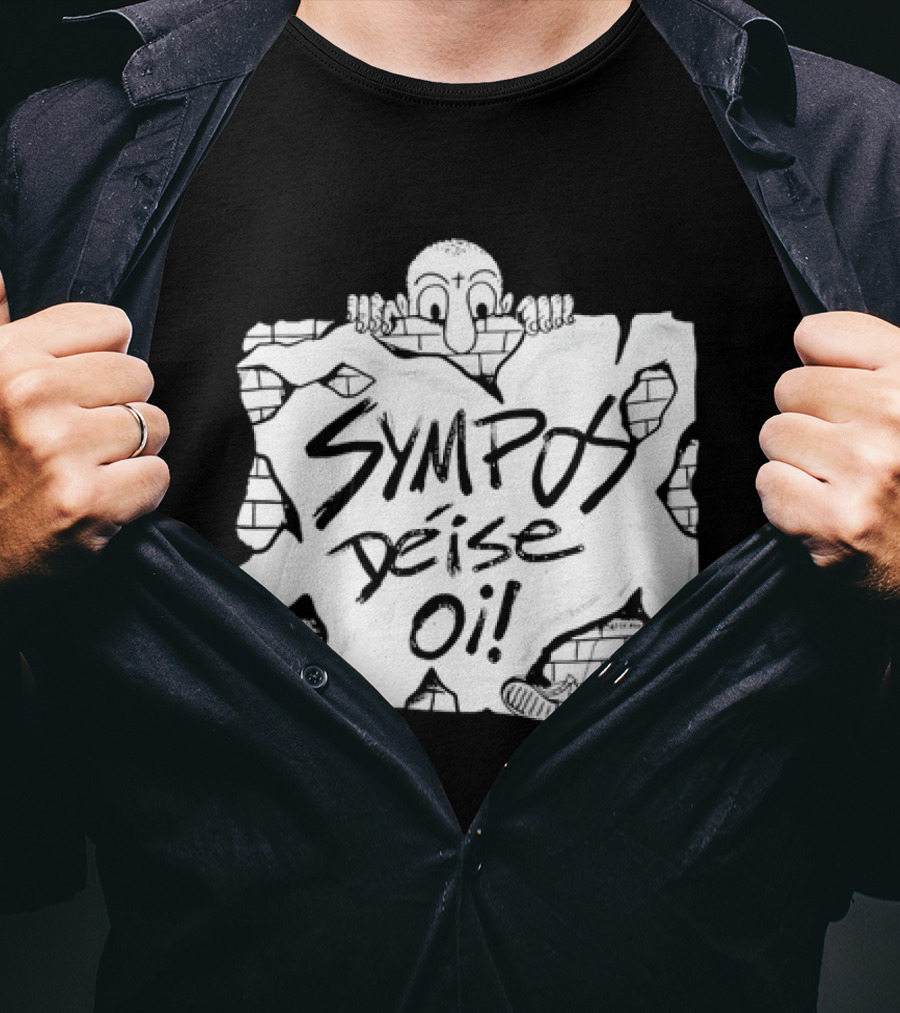 Sympos Deise Oi Skinhead Brick Wall Punk T-Shirt