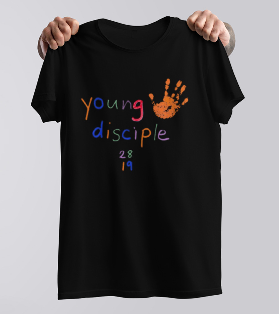 Young Disciple 2819 Handprint Colorful T-Shirt
