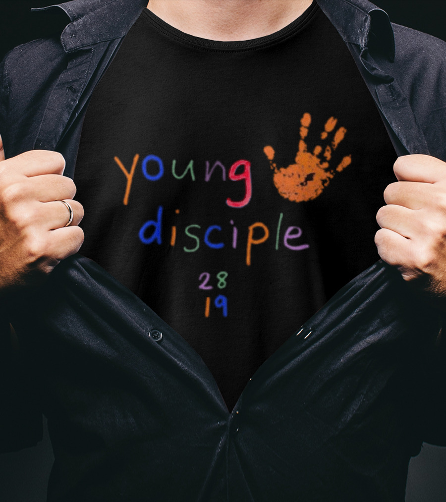 Young Disciple 2819 Handprint Colorful T-Shirt