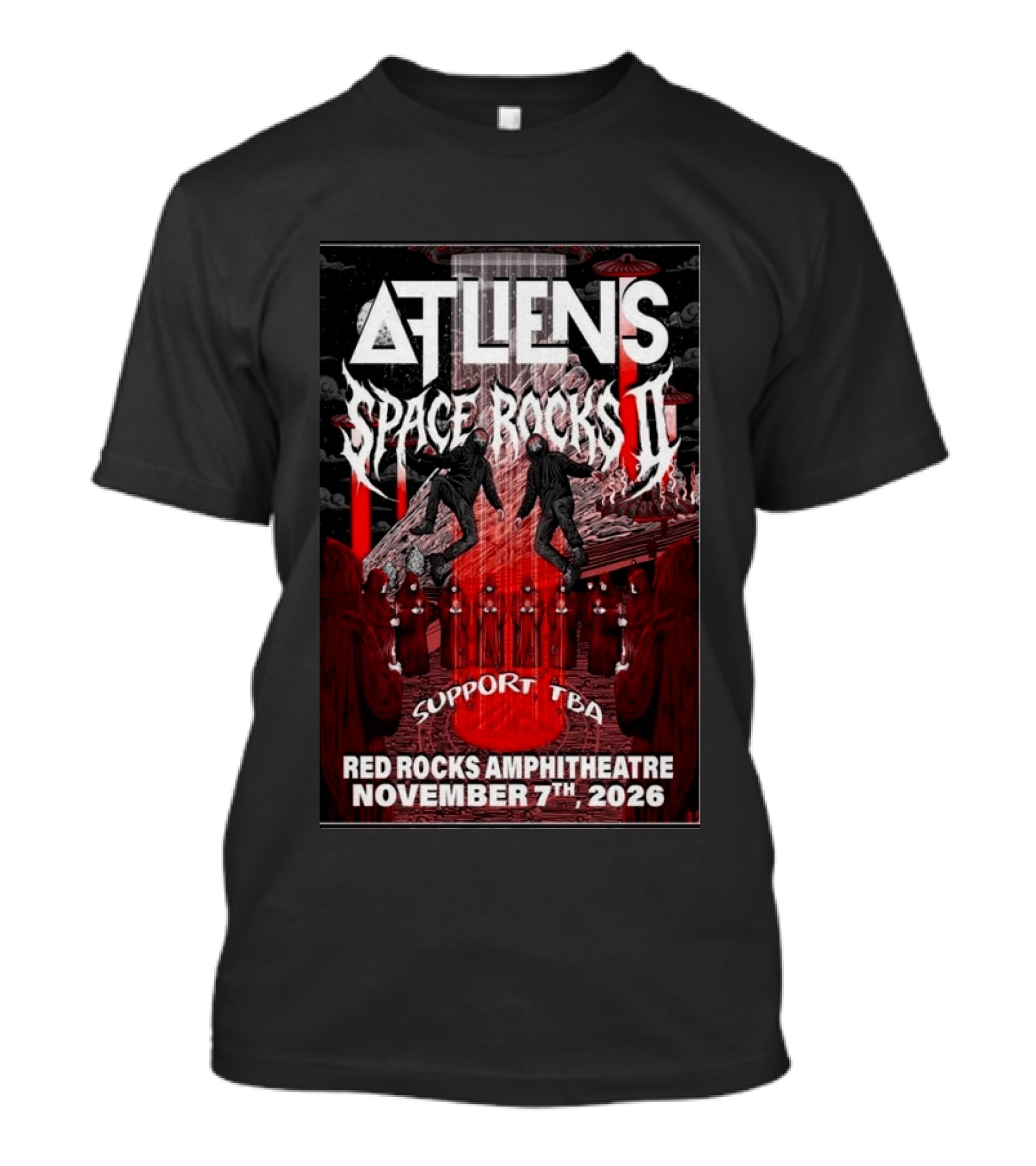 ATLIENS Space Rocks II Red Rocks Amphitheatre November 7 2026 T-Shirt