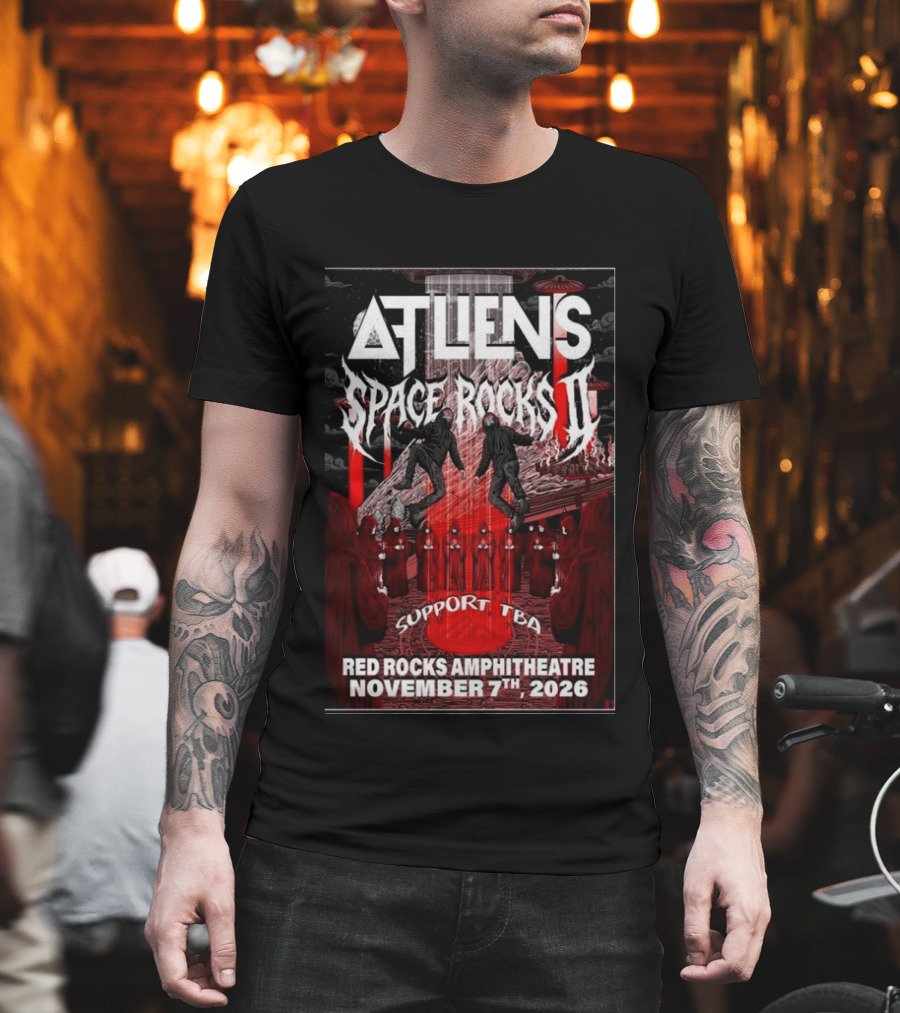 ATLIENS Space Rocks II Red Rocks Amphitheatre November 7 2026 T-Shirt
