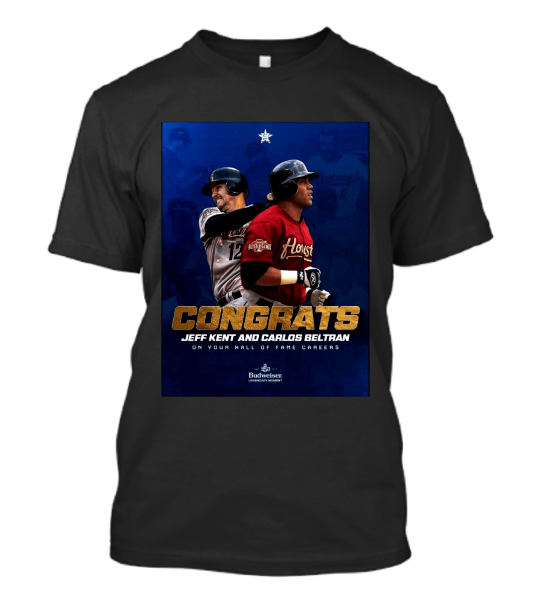Congrats Jeff Kent And Carlos Beltran Hall Of Fame Careers Legendary Moment T-Shirt