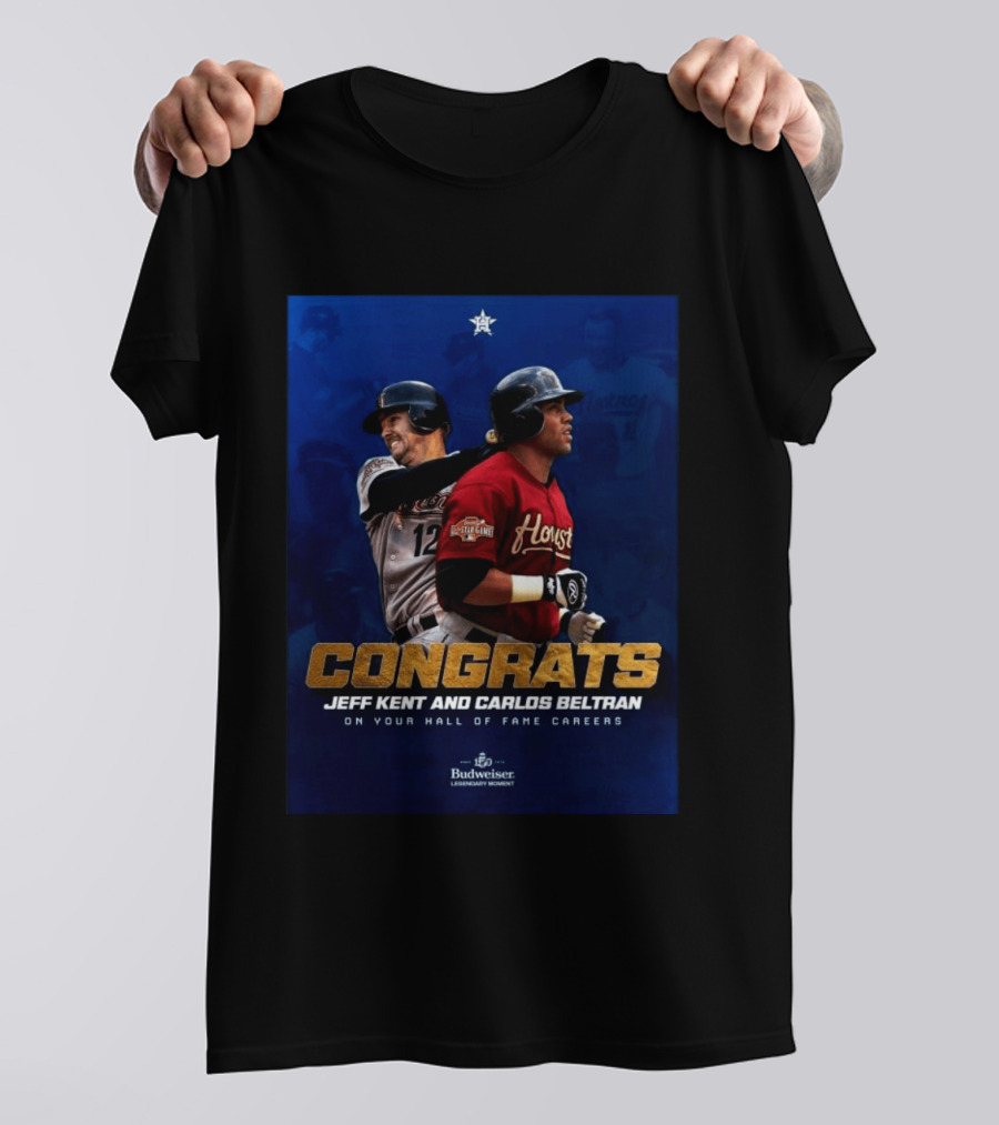 Congrats Jeff Kent And Carlos Beltran Hall Of Fame Careers Legendary Moment T-Shirt