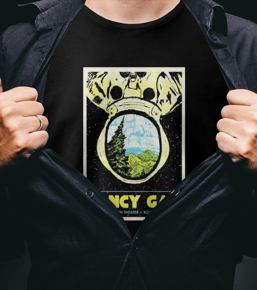Fancy Gap 09.17.26 Grandin Theater Roanoke Virginia Astronaut Scenic Vista T-Shirt