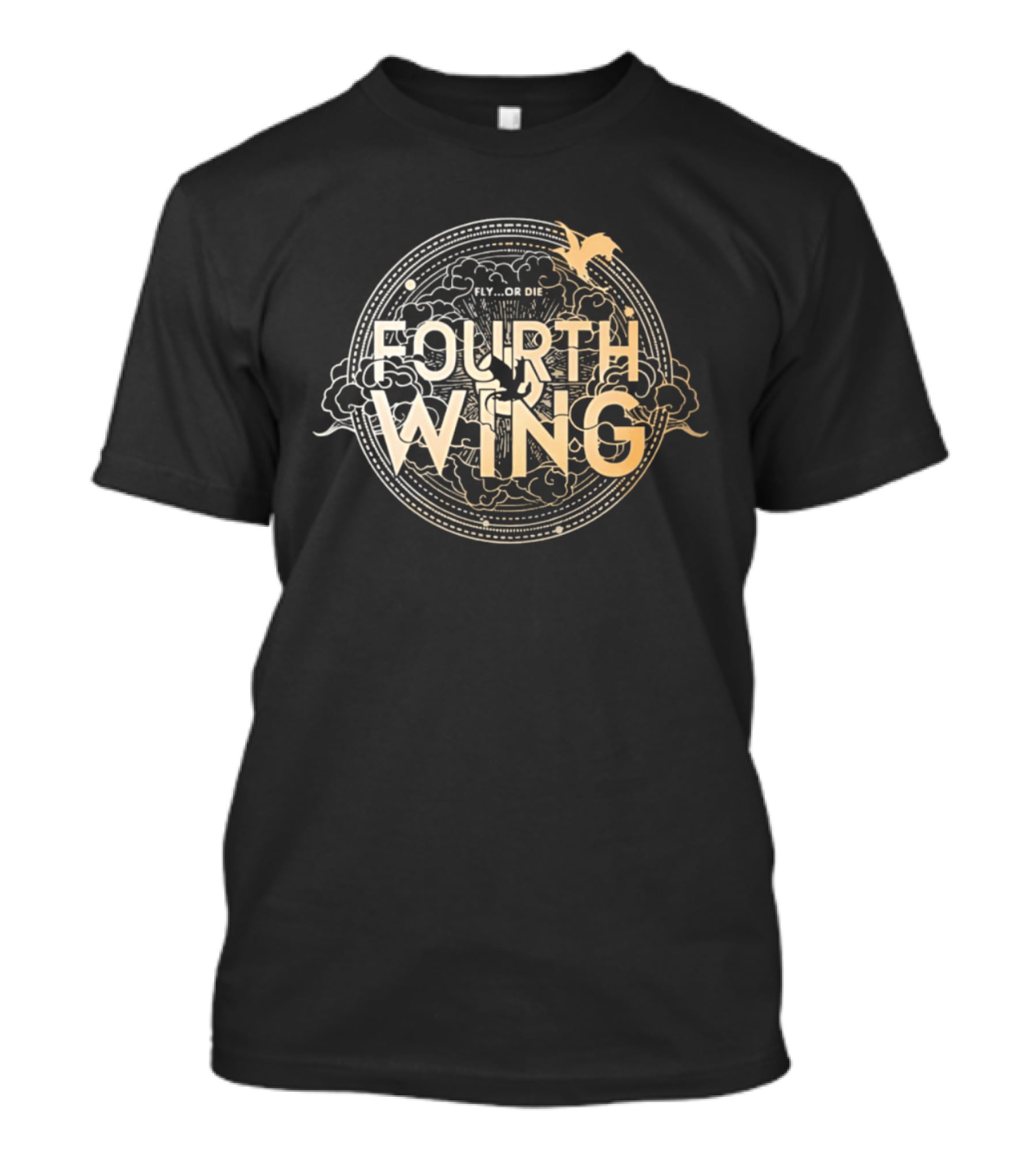 Fourth Wing Fly Or Die Rebecca Yarros Dragon Rider Book Inspired Fantasy T-Shirt