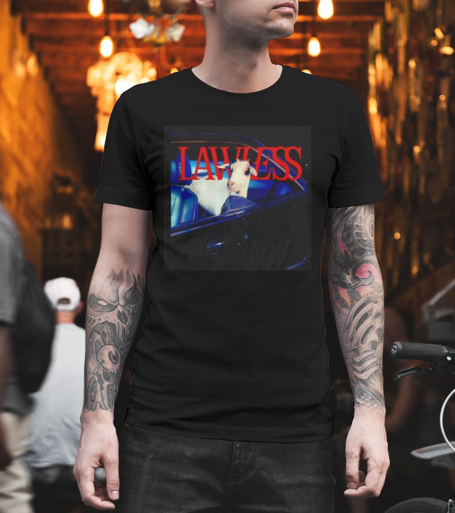 LAWLESS Goat In Car SB Driving T-Shirt