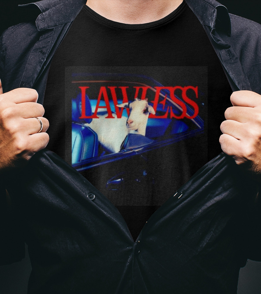 LAWLESS Goat In Car SB Driving T-Shirt